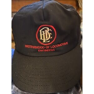 Cap / Hat -Brotherhood of Locomotive Engineers (BLE) Red Black Embroidered USA